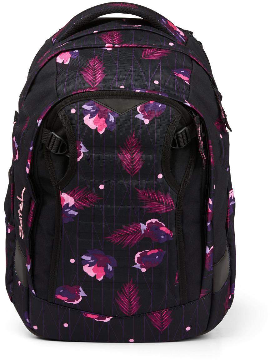 Schulrucksack Satch Match Mystic Nights schwarz Blumenprint