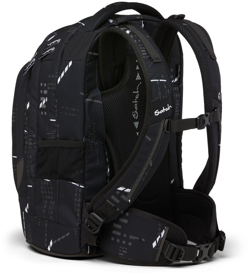 Schulrucksack Satch Pack schwarz grau Ninja Matrix reflektierend Ready to Swap