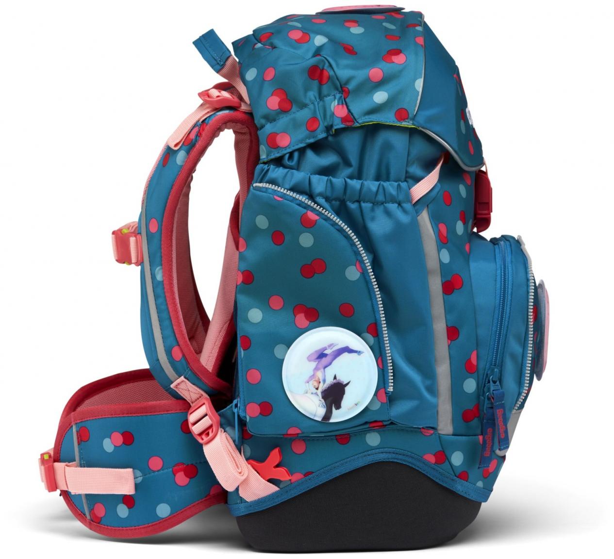 Schultasche Komplettset Punkteprint Ergobag Pack VoltiBär blau