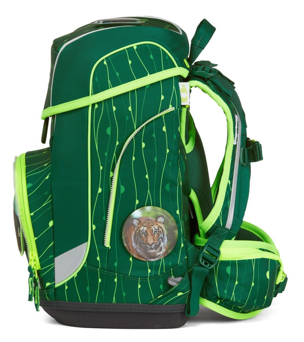 Schultaschenset grün Dschungel ergobag cubo Sportbeutel Federpennal