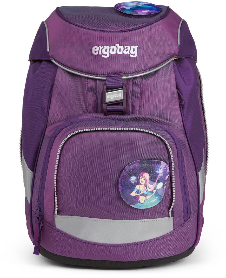 Schultaschenset schimmernd lila ergobag pack MeereszauBär Shiny Edition