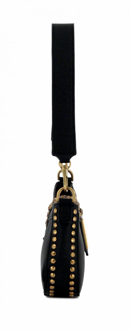 Schultertäschchen Guess Bling Black Nieten Steine