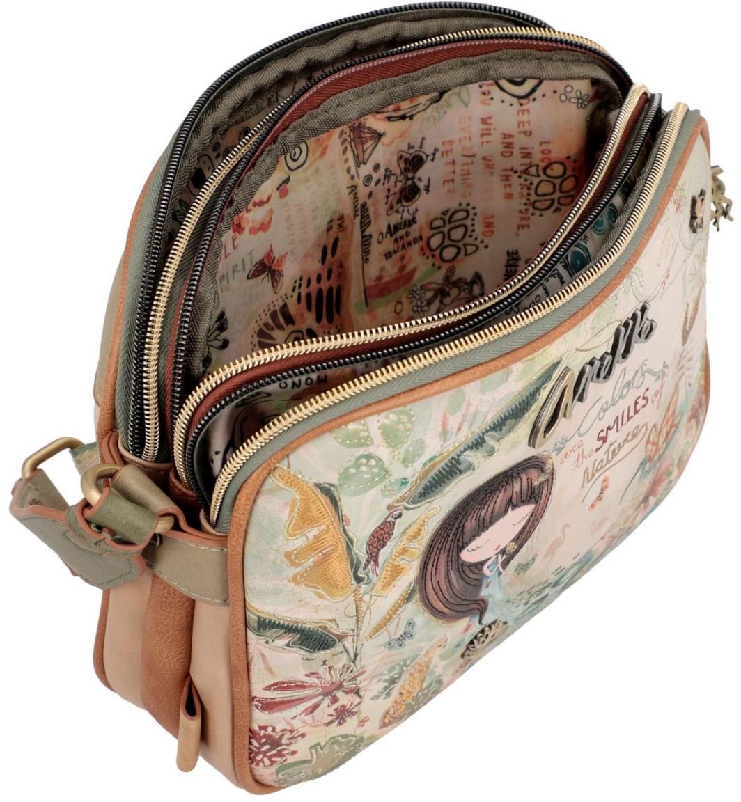 Schultertasche Anekke Amazonia Comic Print Bunt 