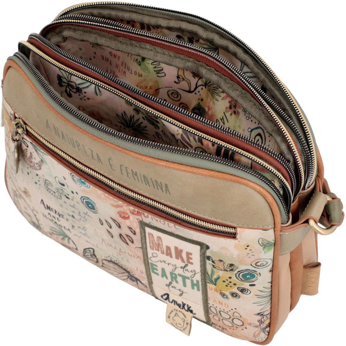 Schultertasche Anekke Amazonia Comic Print Bunt 