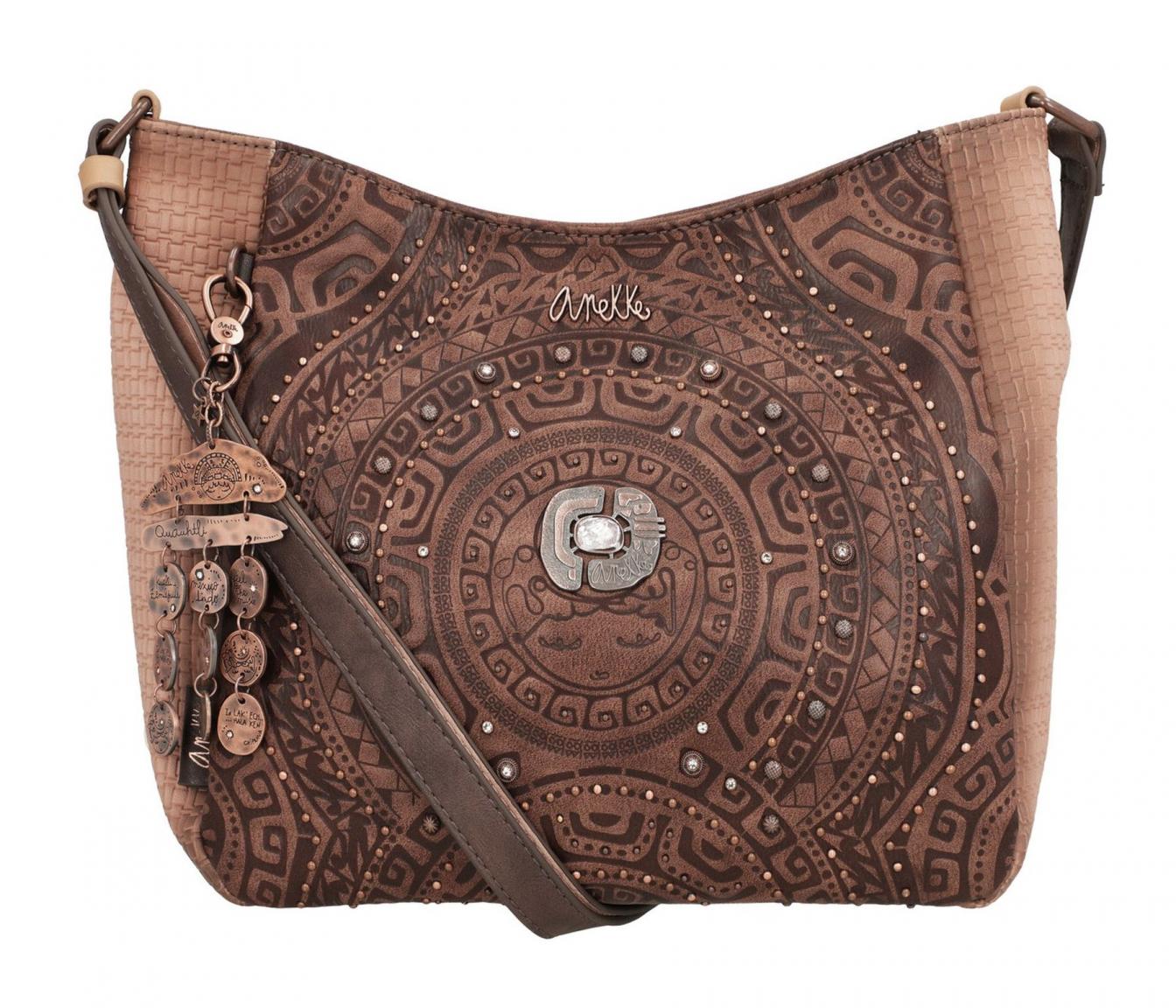 Schultertasche Anekke Ixchel Strassstein Prägung