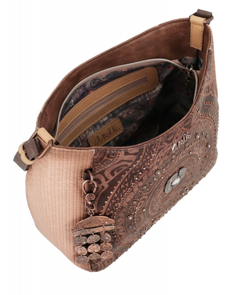 Schultertasche Anekke Ixchel Strassstein Prägung