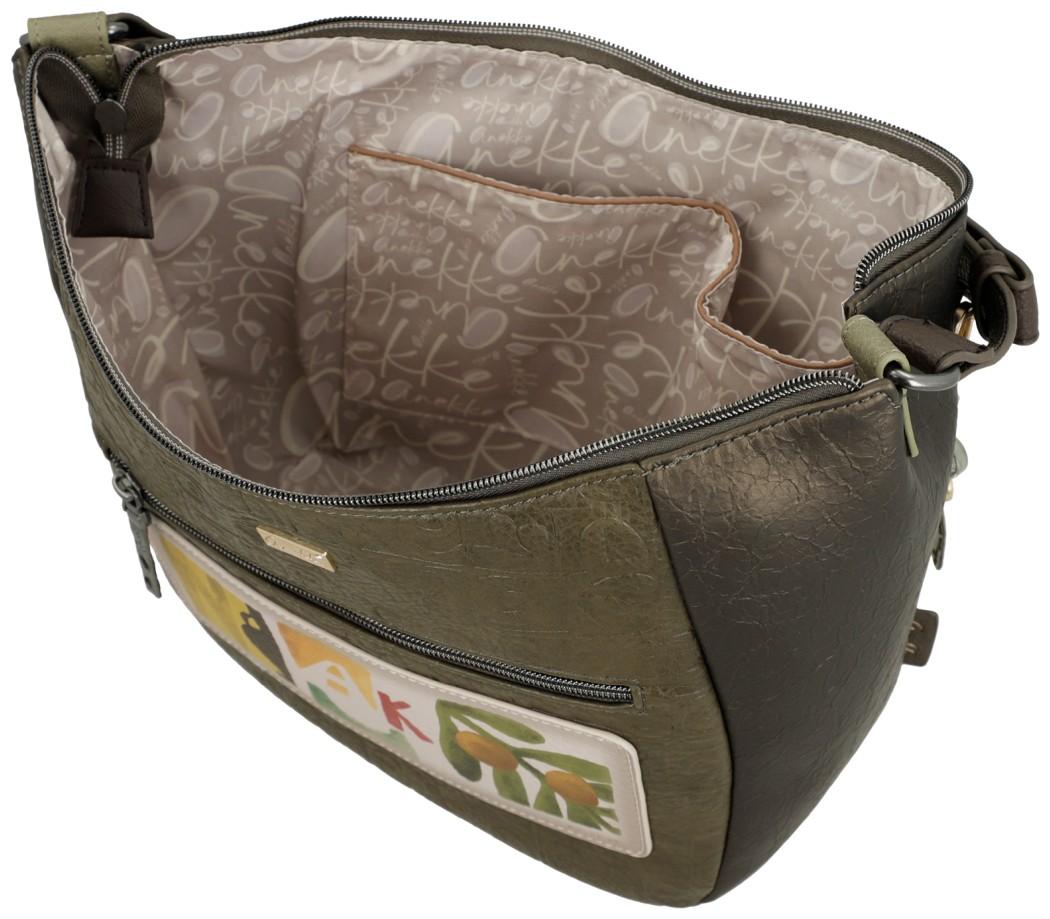 Schultertasche Anekke Muse Griechenland beige braun