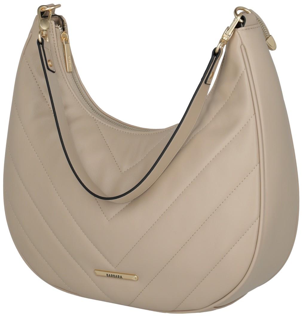 Schultertasche Barbara Travelite Cozy Hobo Bag Sand hellbeige
