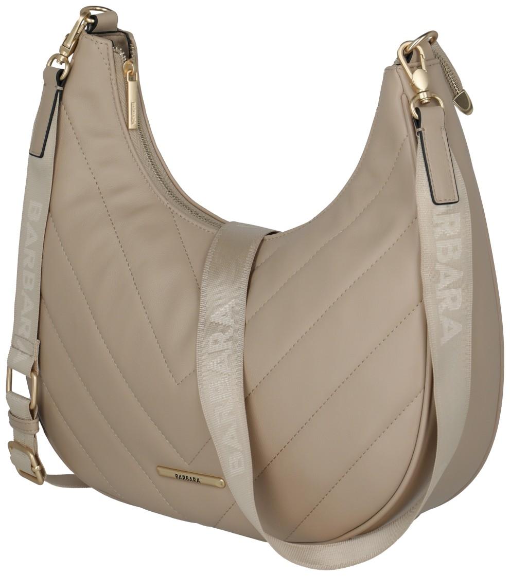 Schultertasche Barbara Travelite Cozy Hobo Bag Sand hellbeige