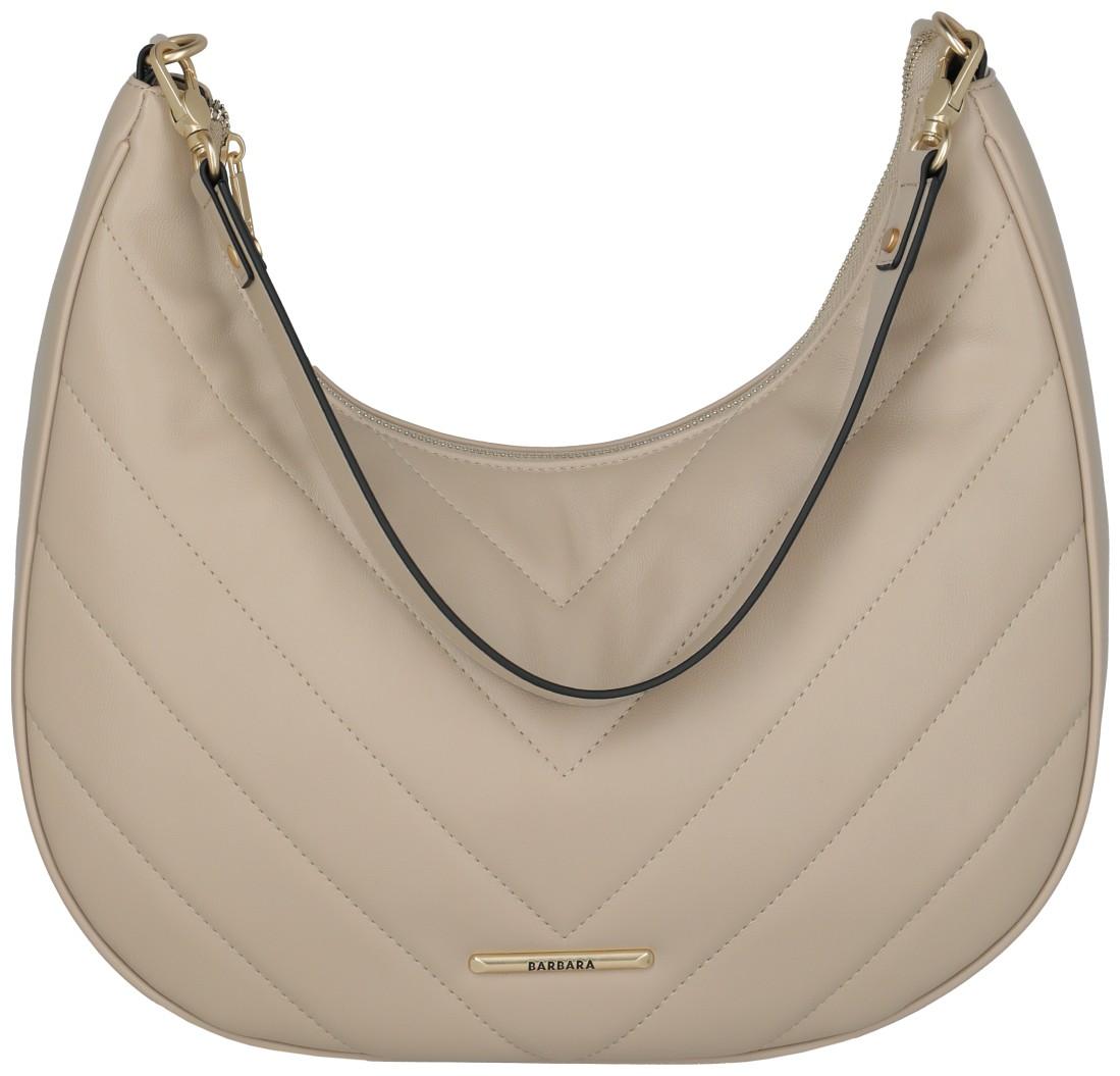 Schultertasche Barbara Travelite Cozy Hobo Bag Sand hellbeige