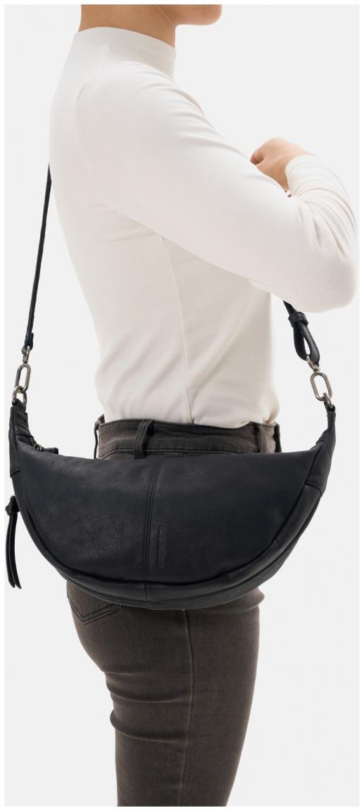 Schultertasche Beyond Crossbag FREDsBRUDER Taupe Velours