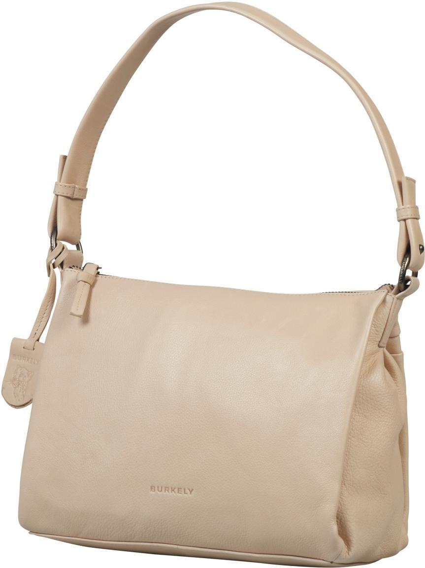 Schultertasche Burkely Just Jolie Buttermilk Beige crossover Glattleder