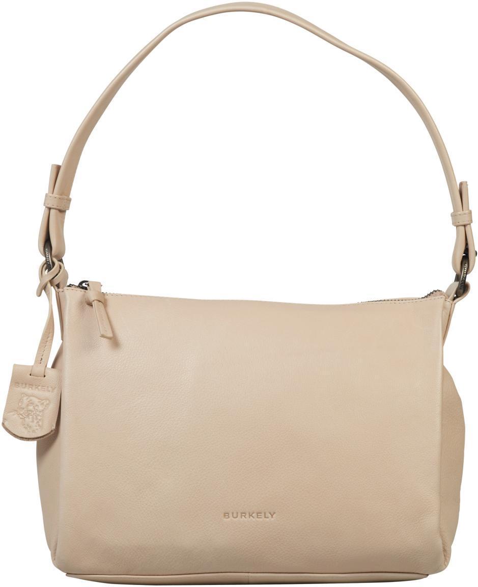 Schultertasche Burkely Just Jolie Buttermilk Beige crossover Glattleder