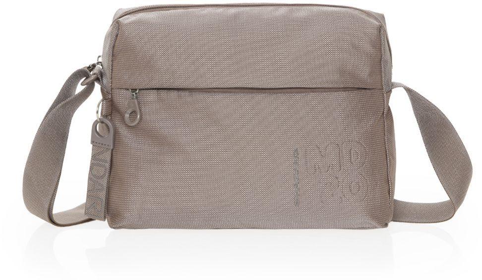 Schultertasche Crossover Taupe glänzend MD20 Mandarina Duck