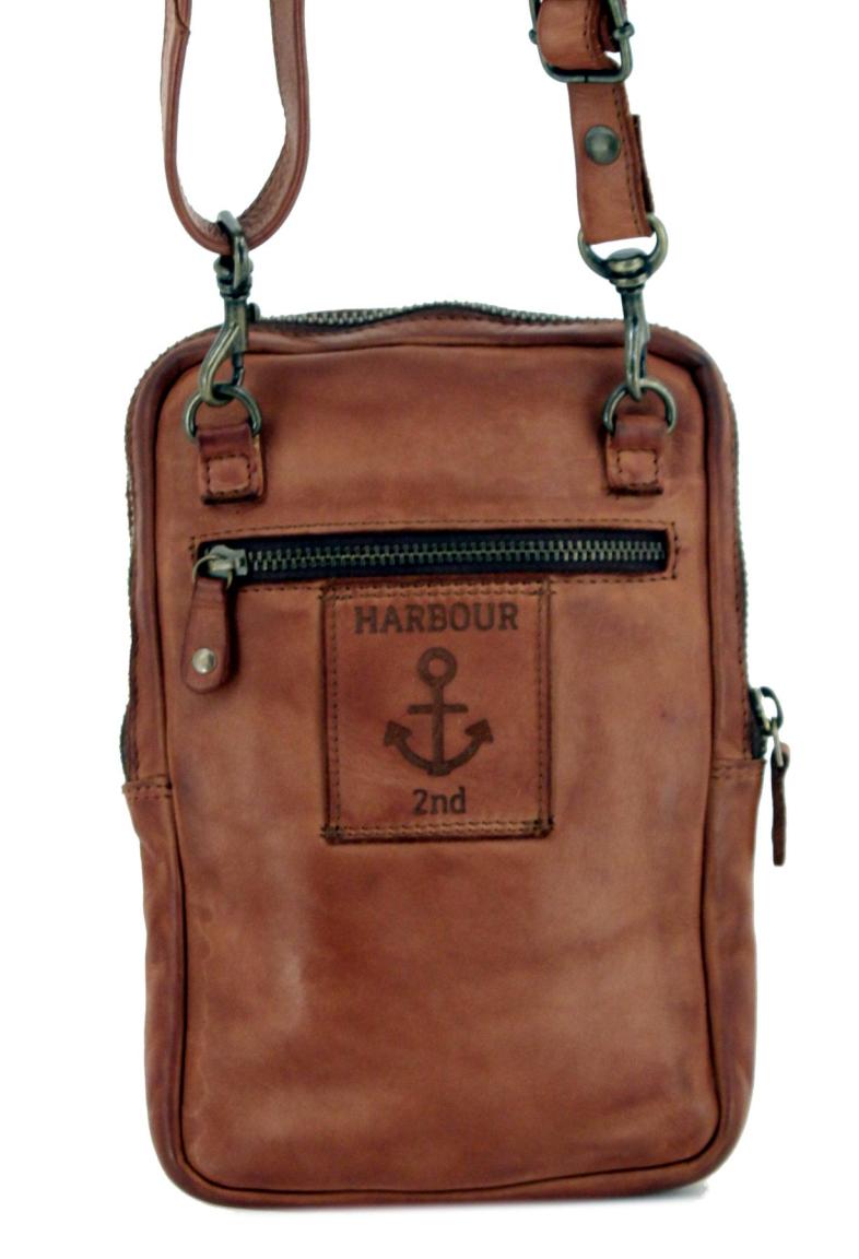 Schultertasche Delia New Lines Harbour2nd Retrotouch Cognac Piece