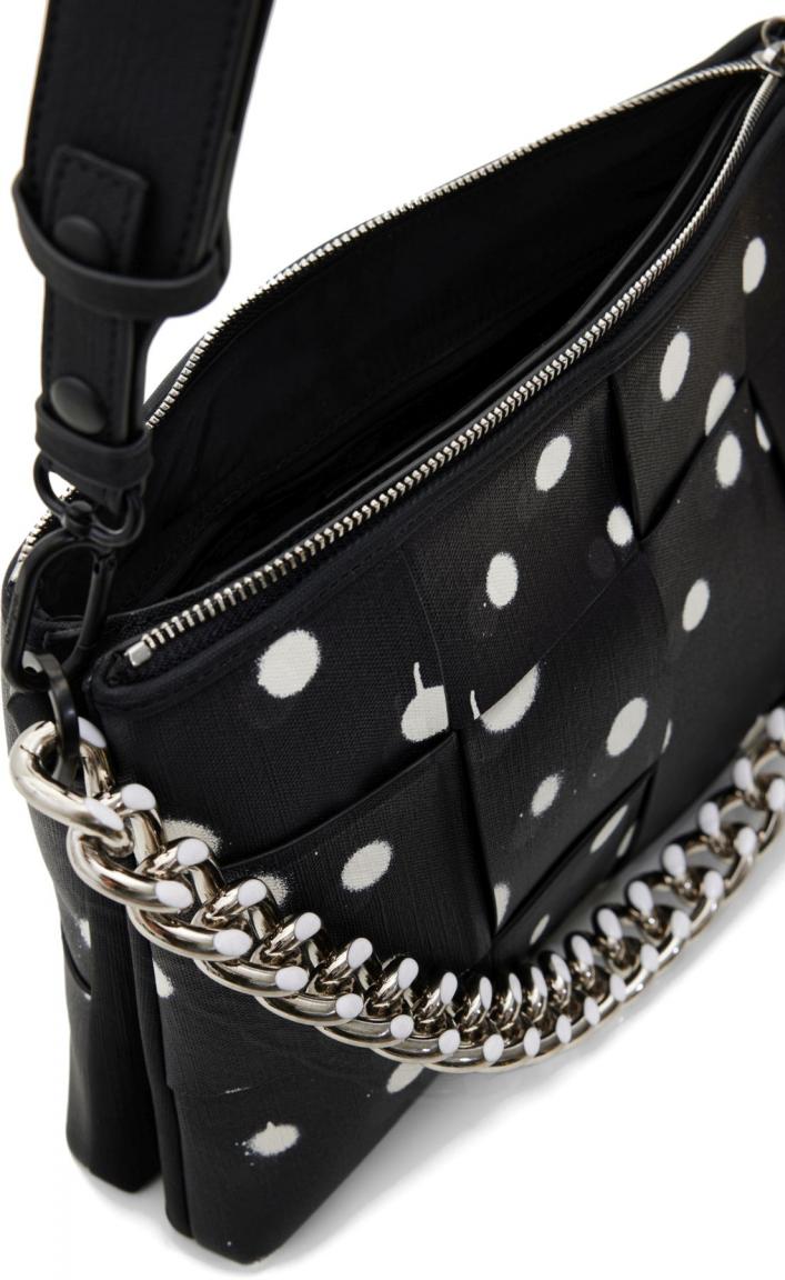 Schultertasche Desigual New Splatter Dortmund Maxi Negro Punkte