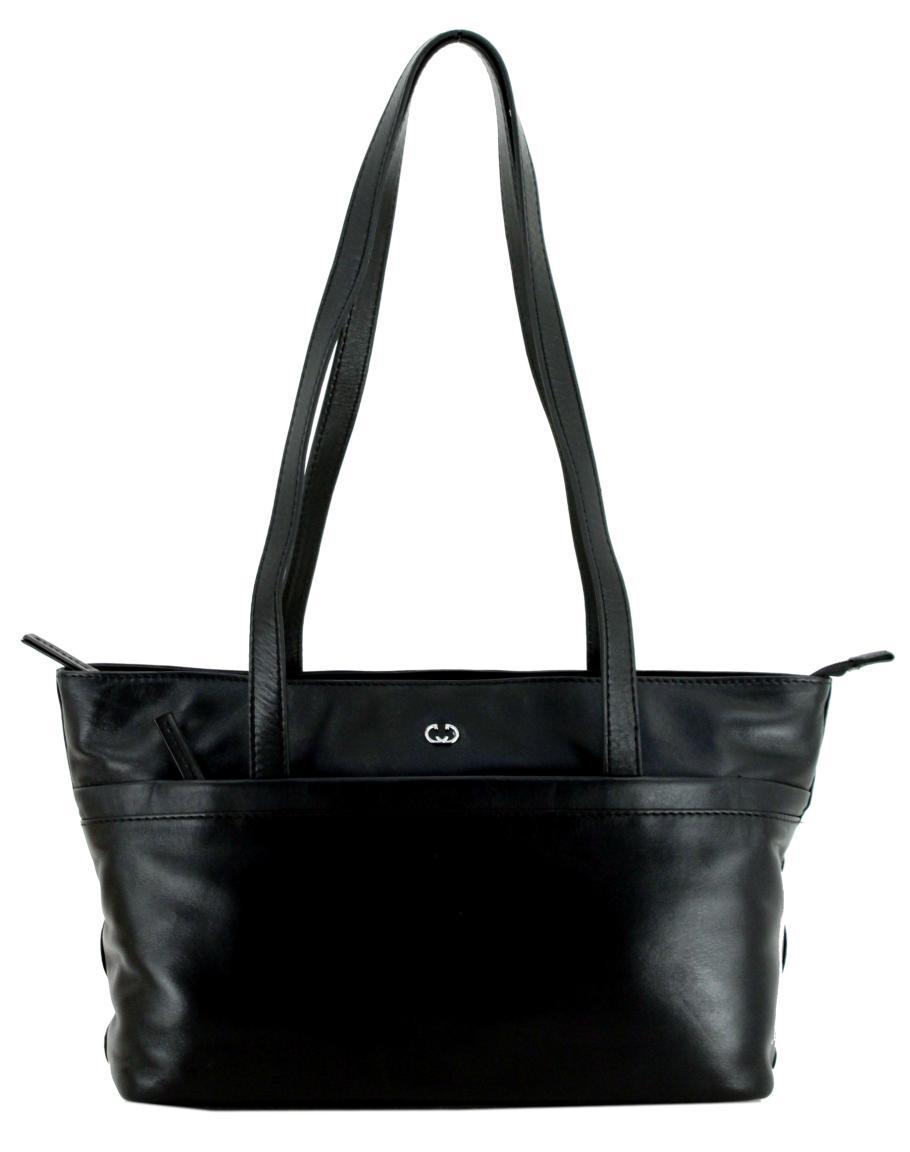 Schultertasche Gerry Weber Shopper MHZ Black Leder Piacenza