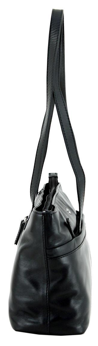 Schultertasche Gerry Weber Shopper MHZ Black Leder Piacenza