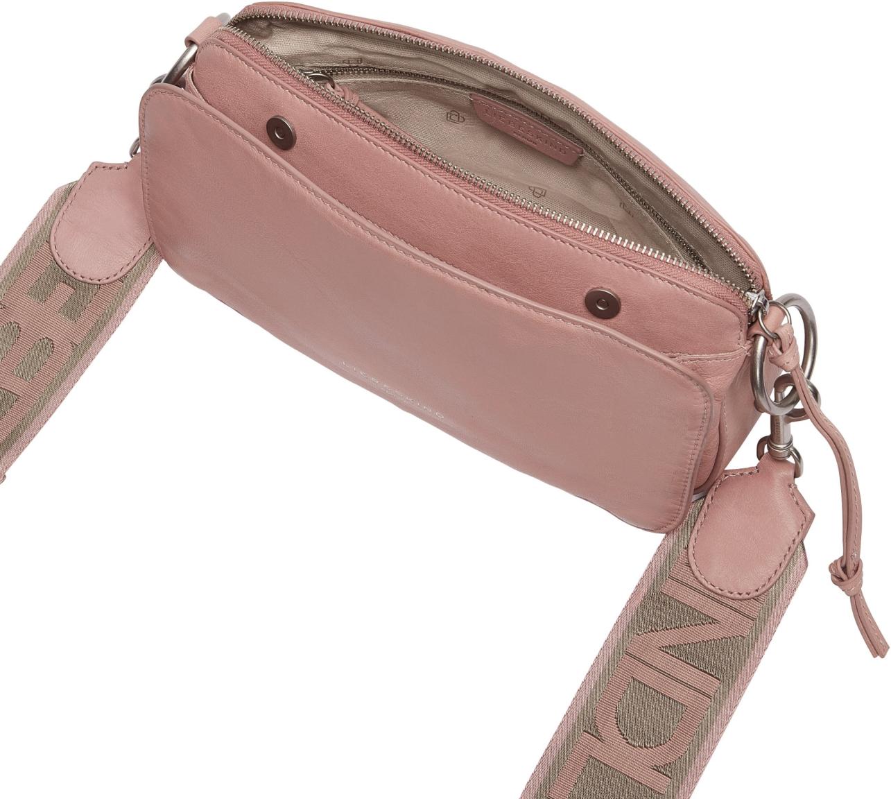 Schultertasche Glattleder rosa Liebeskind Clarice Crossbody M Raving Rose