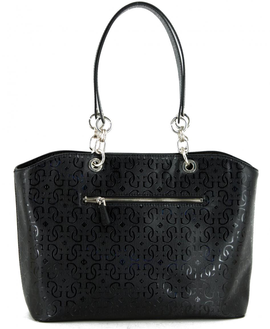 Schultertasche Guess Chic Shine Black seperate Innentasche