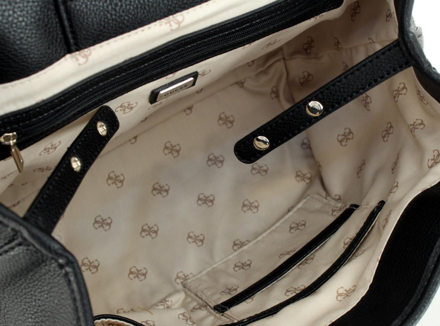 Schultertasche Guess Vikky Neon Print zweigeteilt