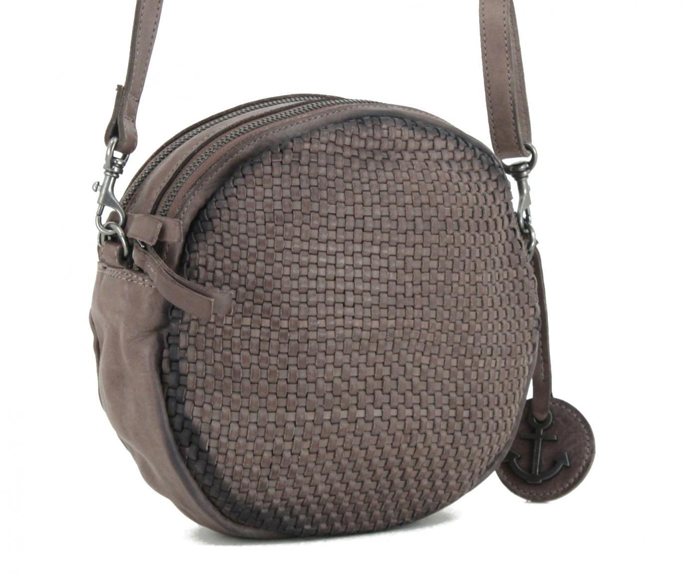 Schultertasche Harbour2nd Soft Weaving 2 Elisabeth Stone Grey