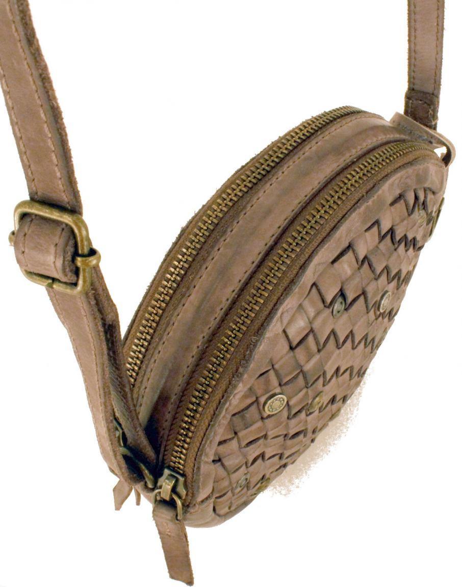 Schultertasche Harbour2nd Soft Weaving 2 Elisabeth Stone Grey