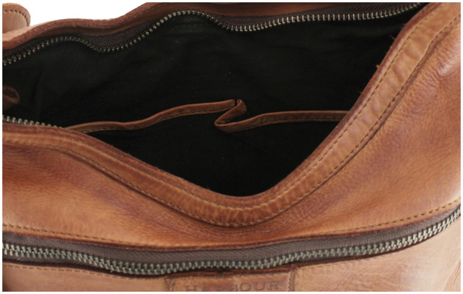Schultertasche Leder Vintage Harbour 2nd Urban Poets Cameron braun