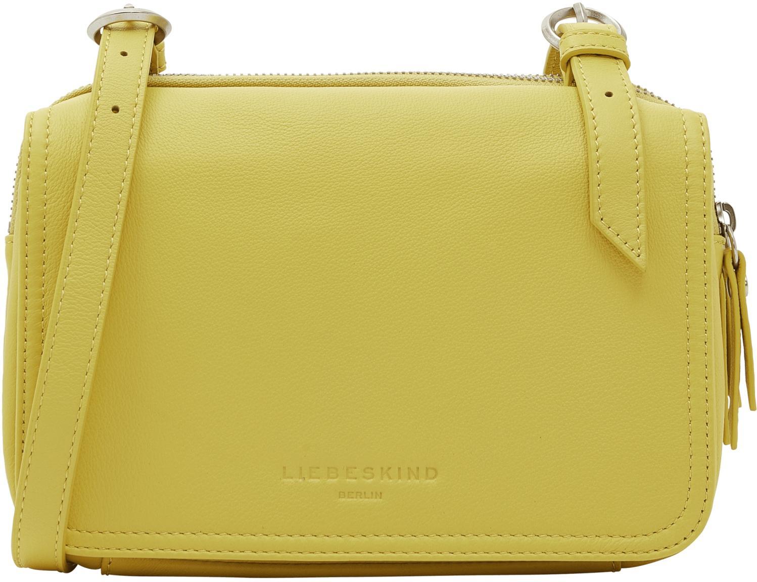 Schultertasche Liebeskind Berlin Mareike Crossbody Pale Banana Zitronengelb Leder