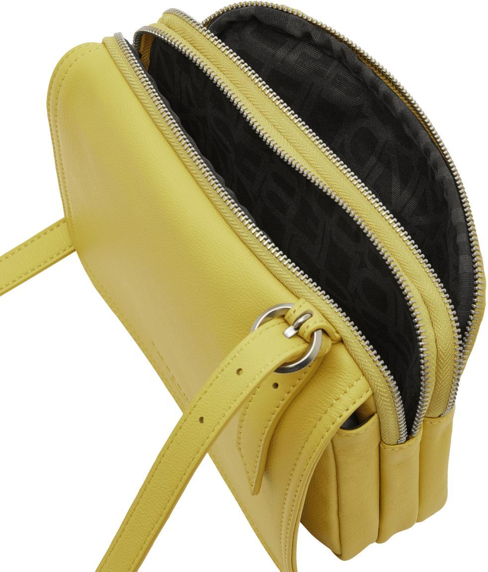 Schultertasche Liebeskind Berlin Mareike Crossbody Pale Banana Zitronengelb Leder