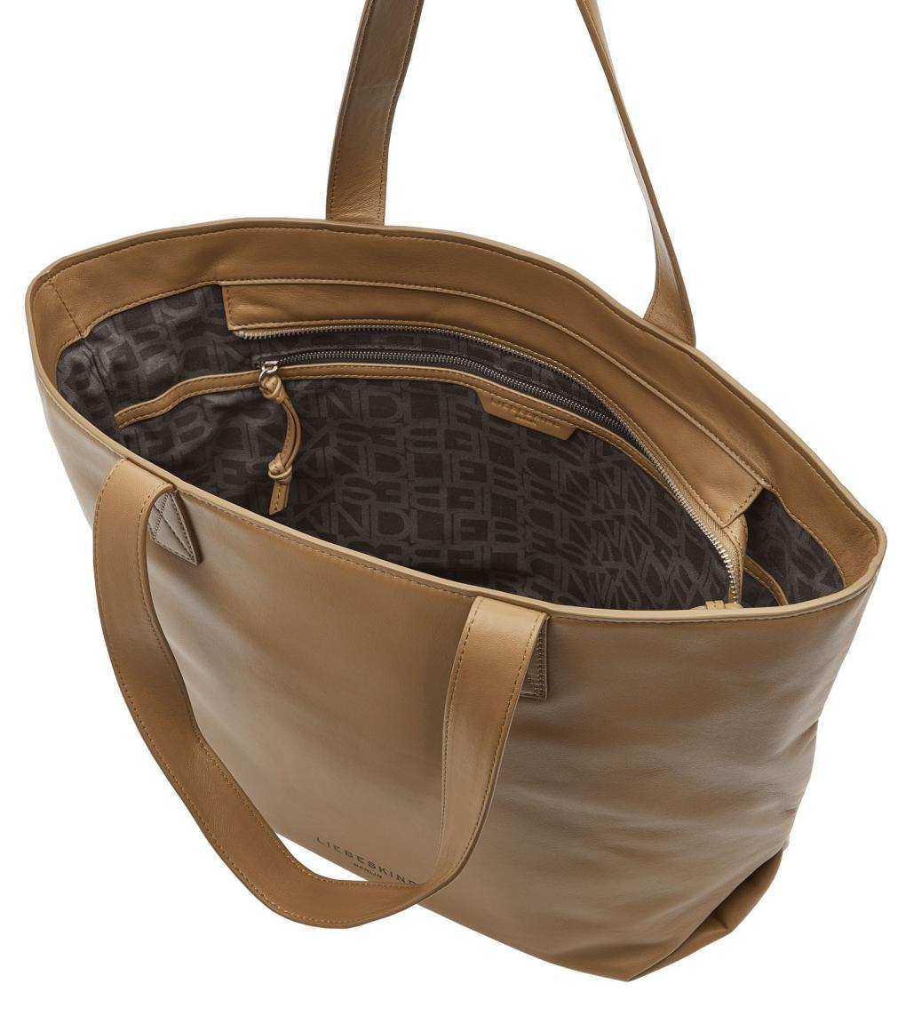 Schultertasche Liebeskind Shopper Medium Sepia Sandfarben