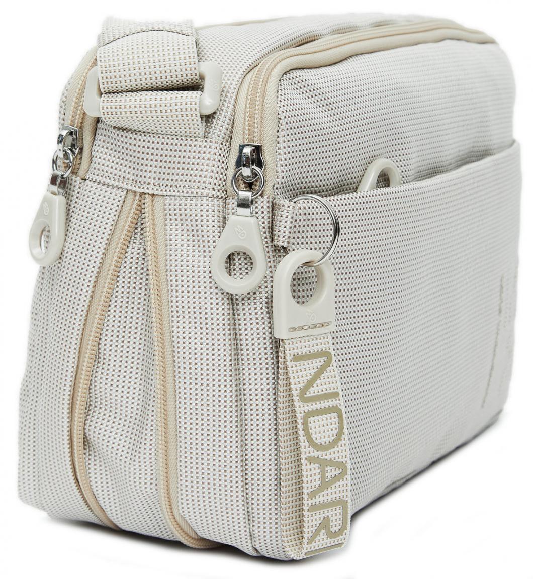 Schultertasche MD20 Crossover erweiterbar Whitecap Gray Mandarina Duck