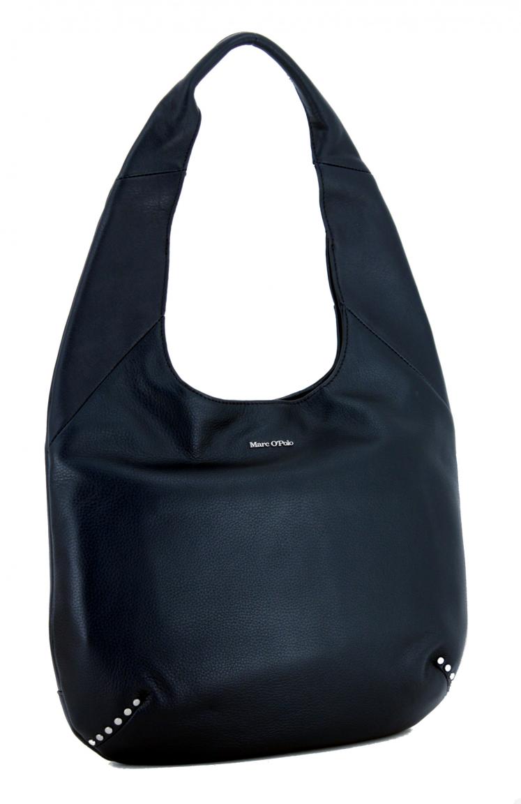 Schultertasche Marc OPolo Nila True Navy dunkelblau Nieten