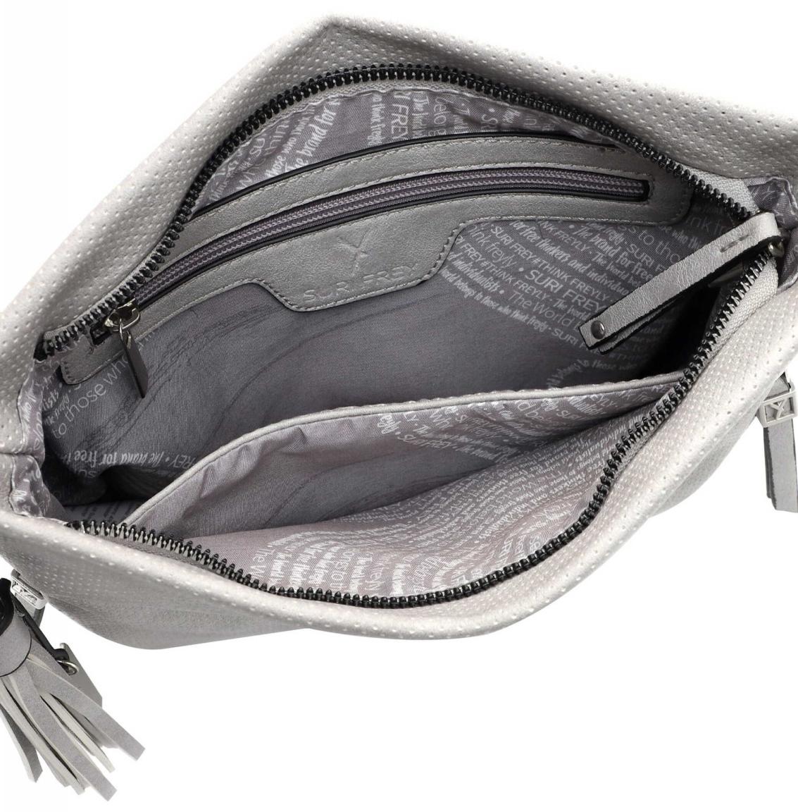 Schultertasche hellgrau Suri Frey Bonny Lightgrey