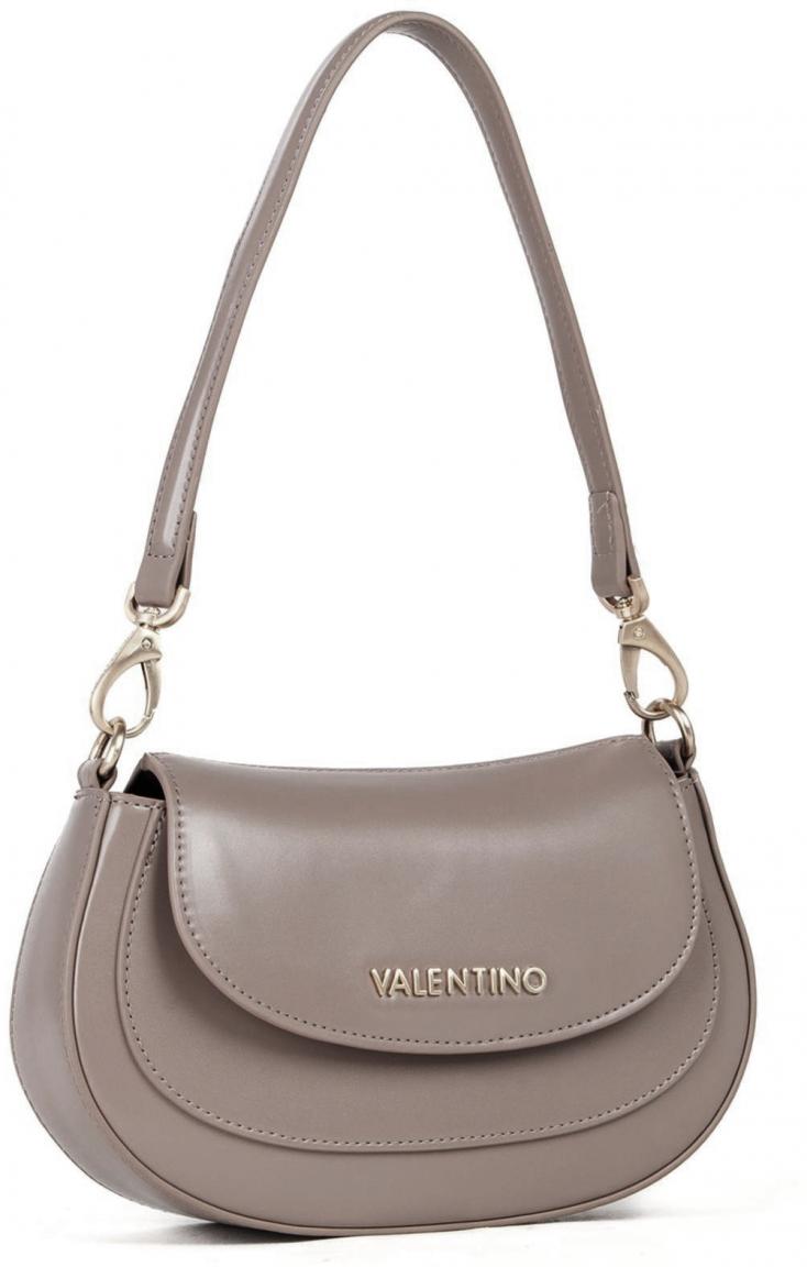 Schultertasche mit Überschlag beige Glanzfinish Valentino Type RE