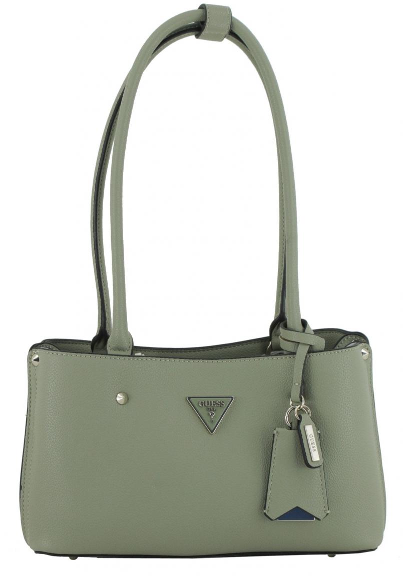 Schultertasche schwarz Guess Meridian dreigeteilt