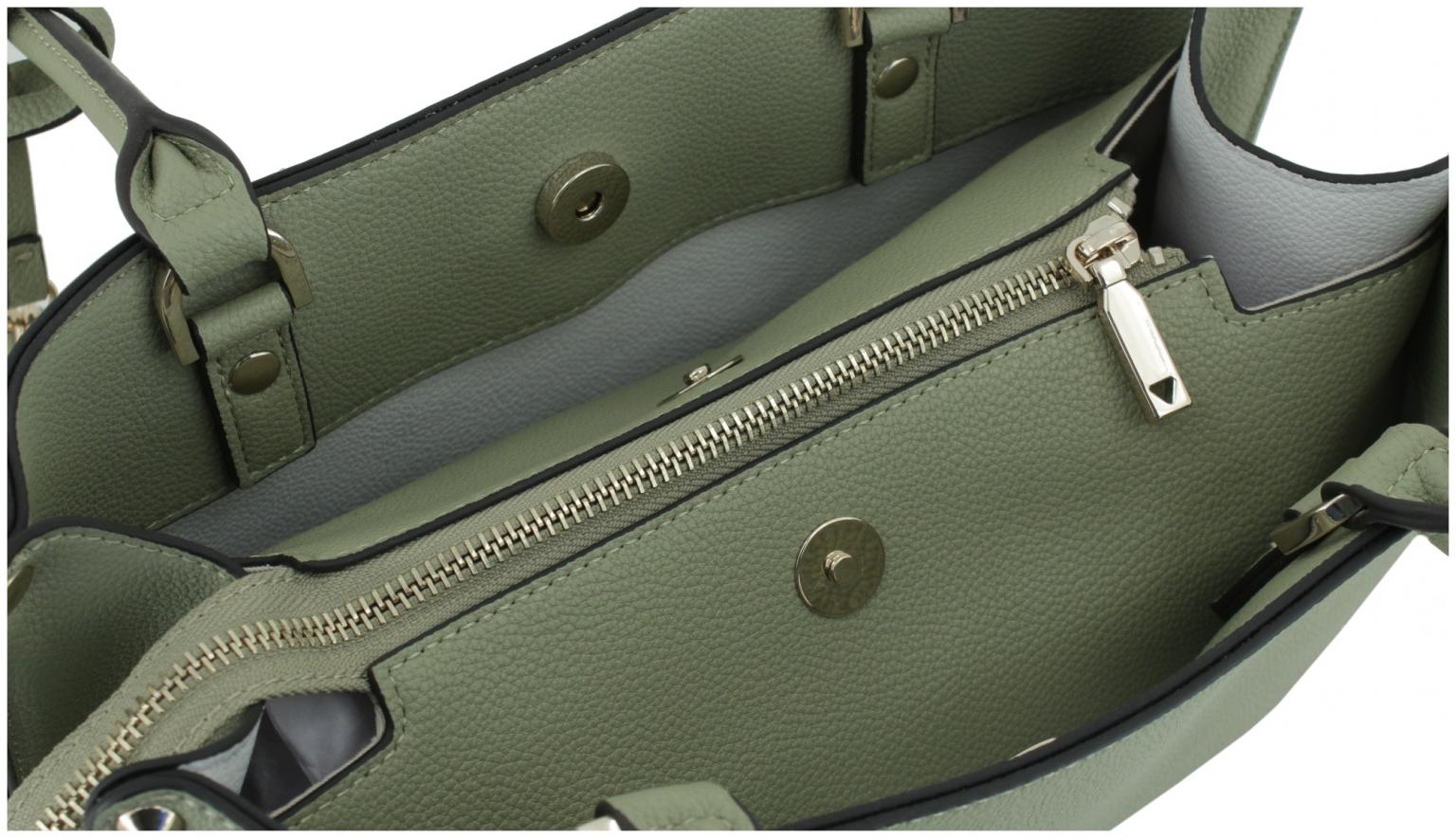 Schultertasche schwarz Guess Meridian dreigeteilt