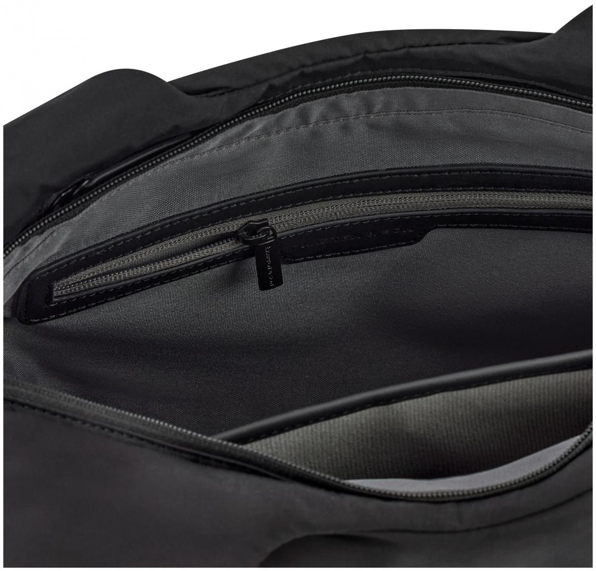 Schultertasche schwarz Kapten & Son wattiert Skara Cloud