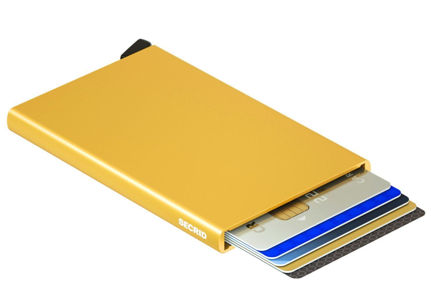 Secrid Cardprotector Kartenetui Chipkartenschutz RFID Gold
