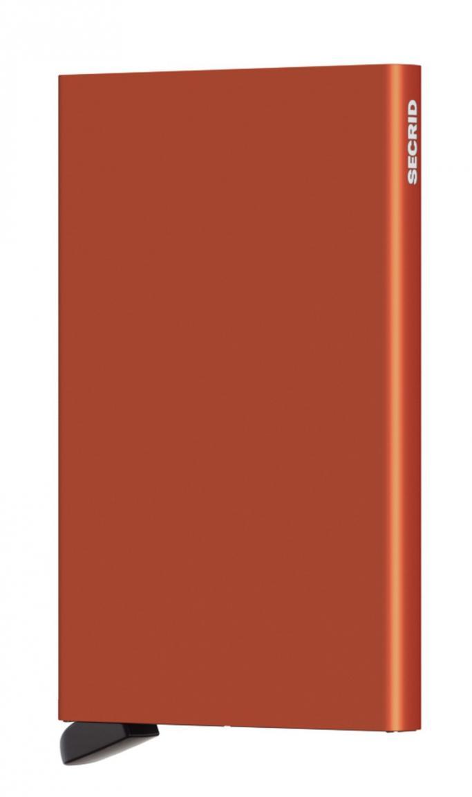 Secrid Cardprotector Orange Metallkartenhülle RFID-Schutz