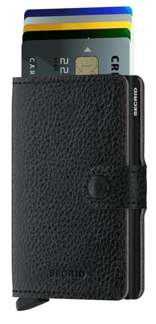 Secrid Chipkartenetui Veg Black RFID-Schutz schwarz Miniwallet
