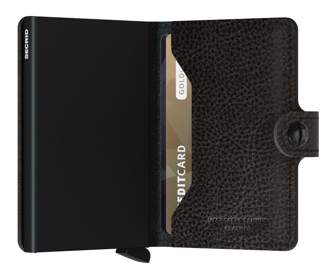 Secrid Chipkartenetui Veg Black RFID-Schutz schwarz Miniwallet