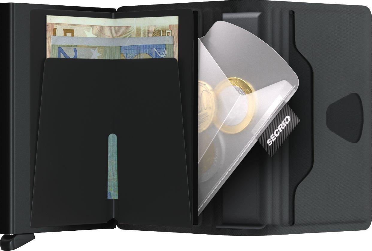 Secrid Coinpocket Black Transparent Münzfach für Wallets