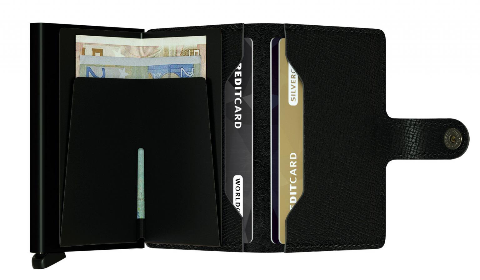 Secrid Kartenhülle RFID-Schutz Miniwallet Crisple Black