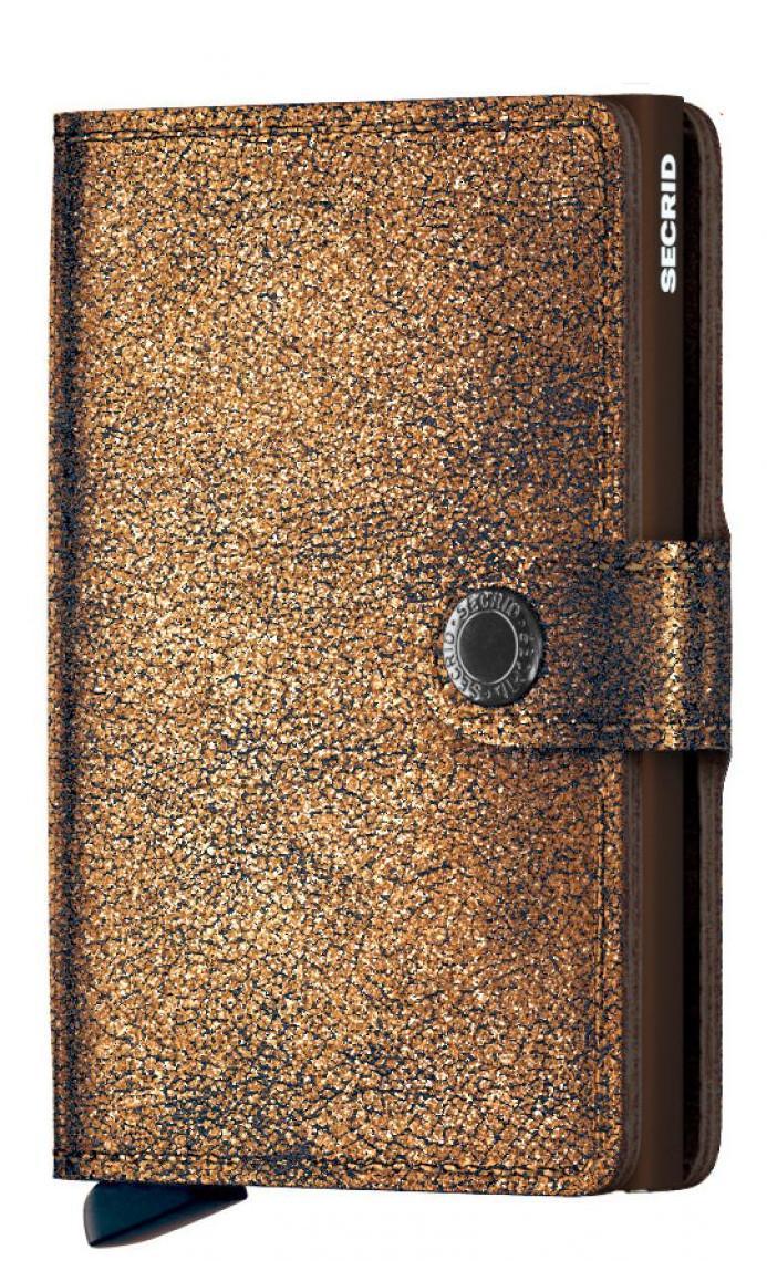 Secrid Kartenhülle RFID-Schutz Miniwallet Glamour Bronze