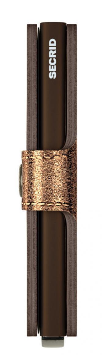 Secrid Kartenhülle RFID-Schutz Miniwallet Glamour Bronze