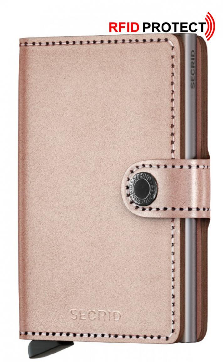 Secrid Kartenmäppchen Miniwallet Metallic Rose glänzend