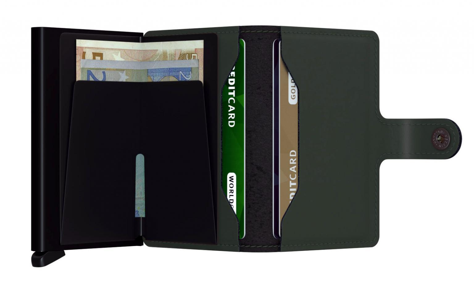 Secrid Miniwallet Kartenetui RFID Matte Green-Black