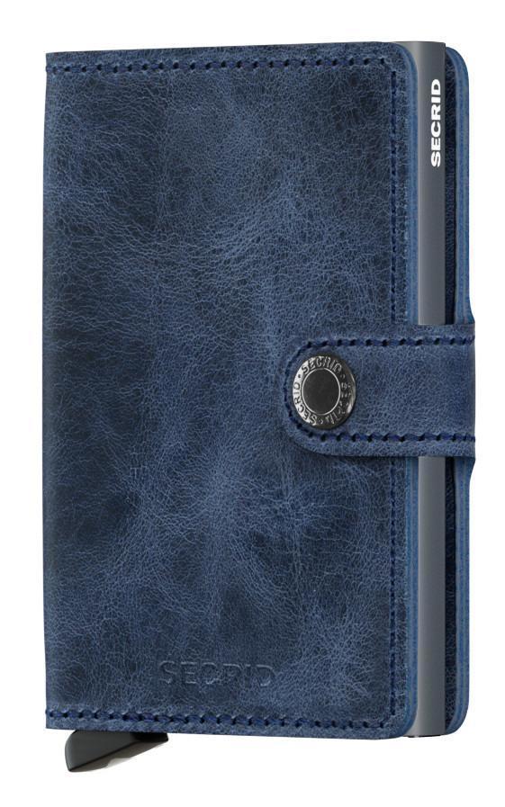 Secrid Miniwallet Kartenetui Vintage Blue RFID-Schutz dunkelblau