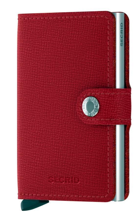 Secrid Miniwallet Kartentäschchen Damen Crisple Rot